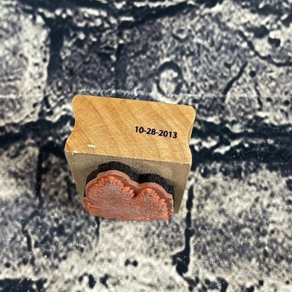 Inkadinkado Pine Tree Wood Stamp for Arts and Crafts, 2.5'' W x 1.5'' L - Picture 3 of 7